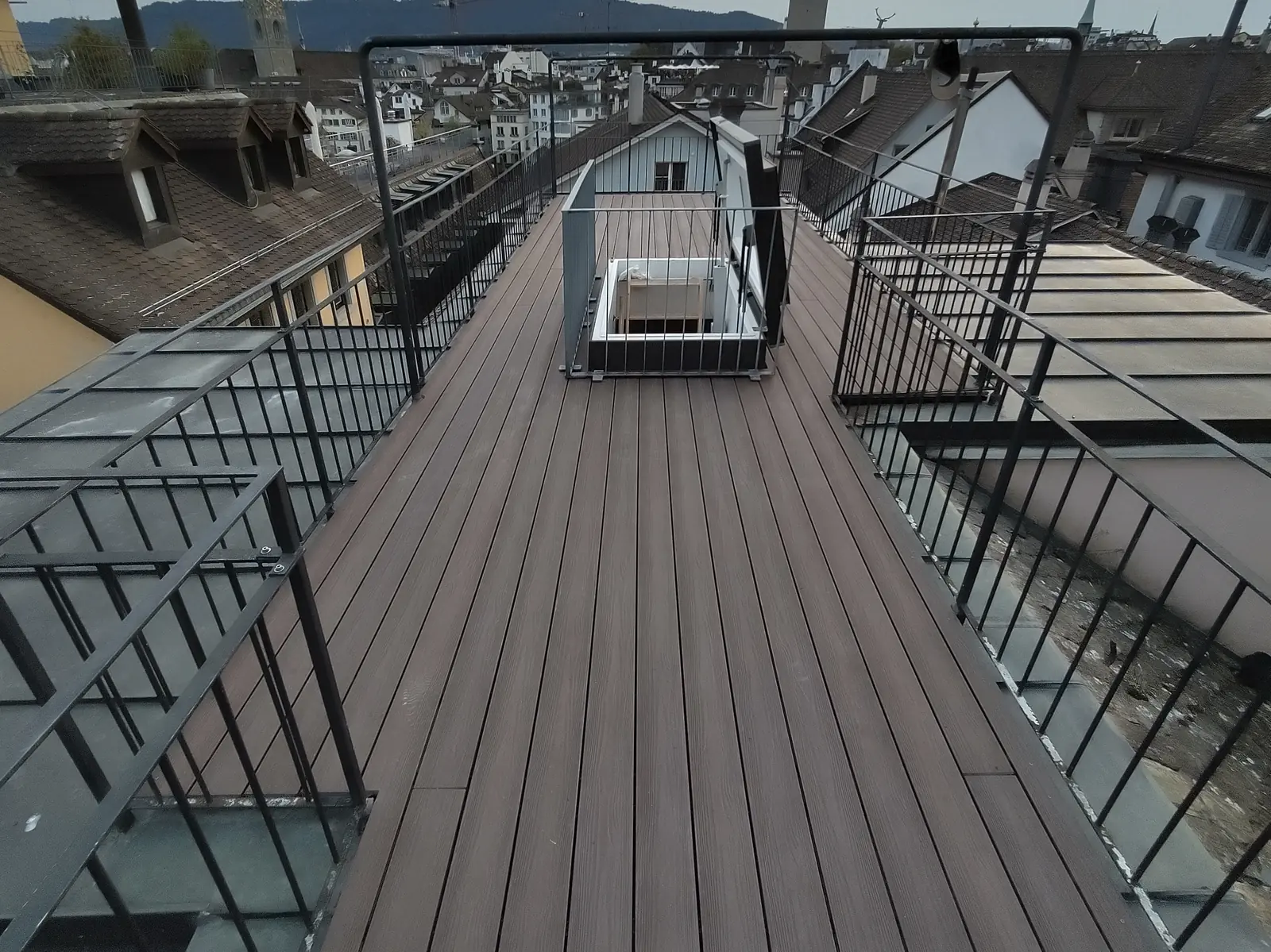 Dachterrasse in Zürich